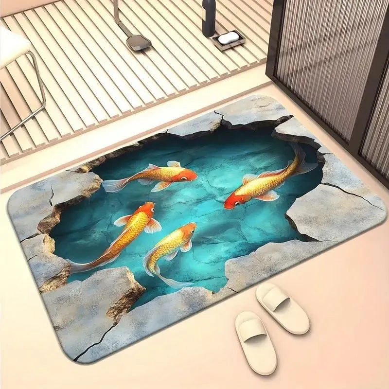 Abstract Floor Mat