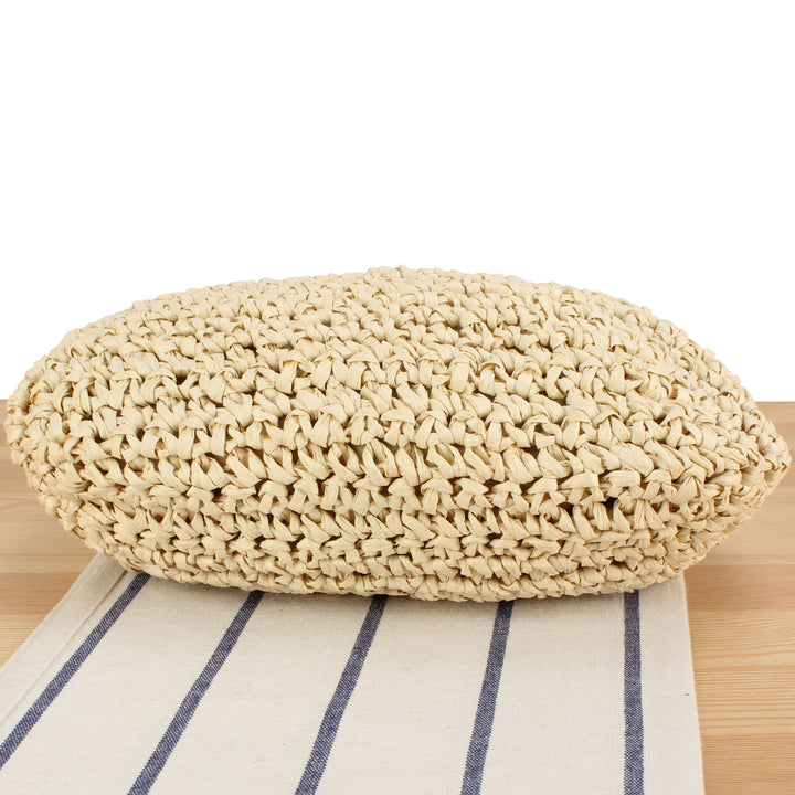 Handmade macrame bag with chain shoulder strap Bowlift