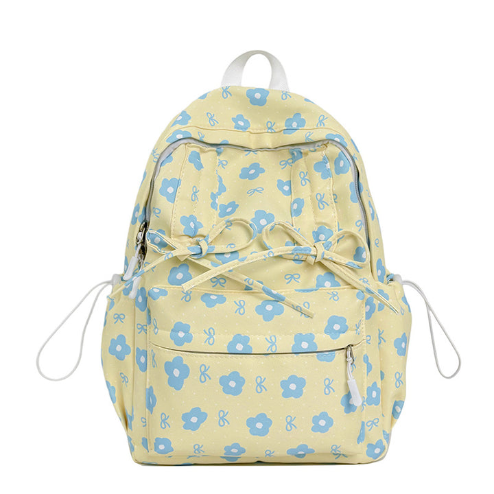 Floral Print Backpack Bowlift