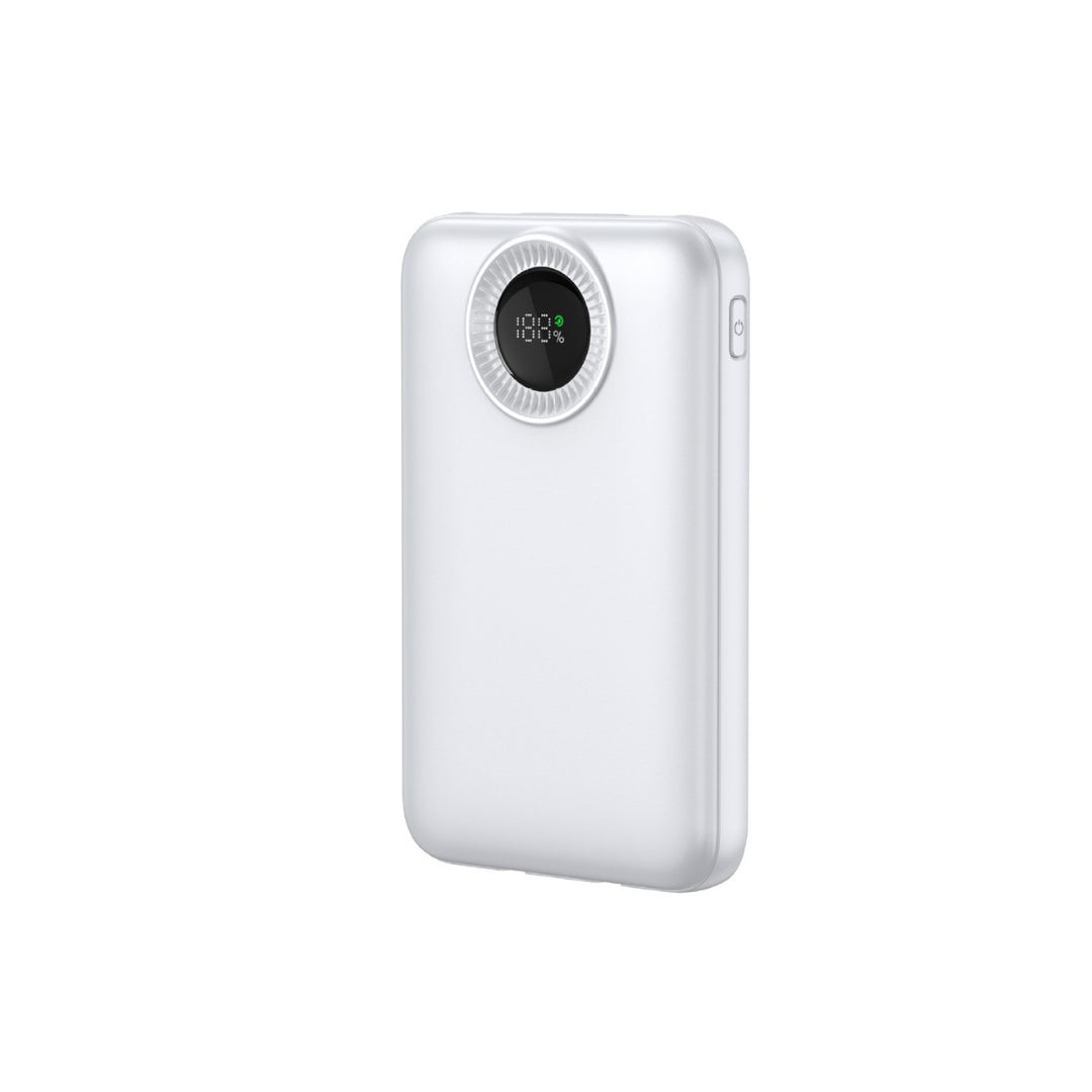 Portable high-performance power bank with inductive charging technology and digital display Bowlift