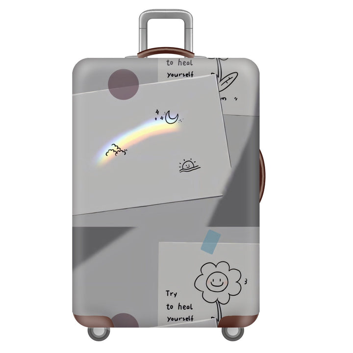 Unisex Hard Shell Suitcase with Inspiring Cityscape Bowlift
