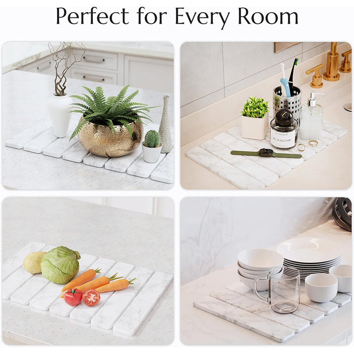 Decorative Kitchen Drying Mat Bowlift