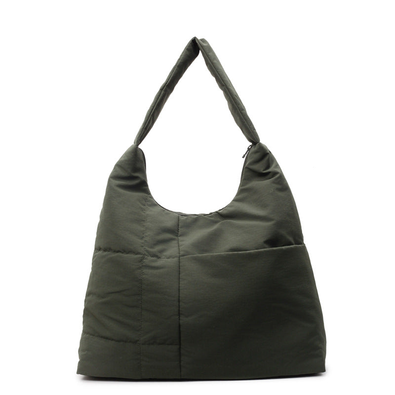 Cozy Quilted Shoulder Bag Bowlift