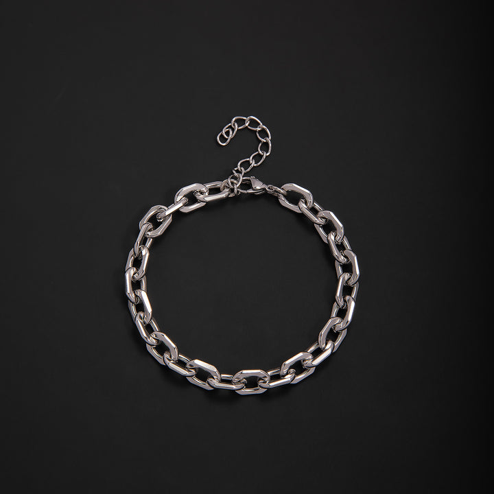 Elegant Geometric Link Bracelet Bowlift