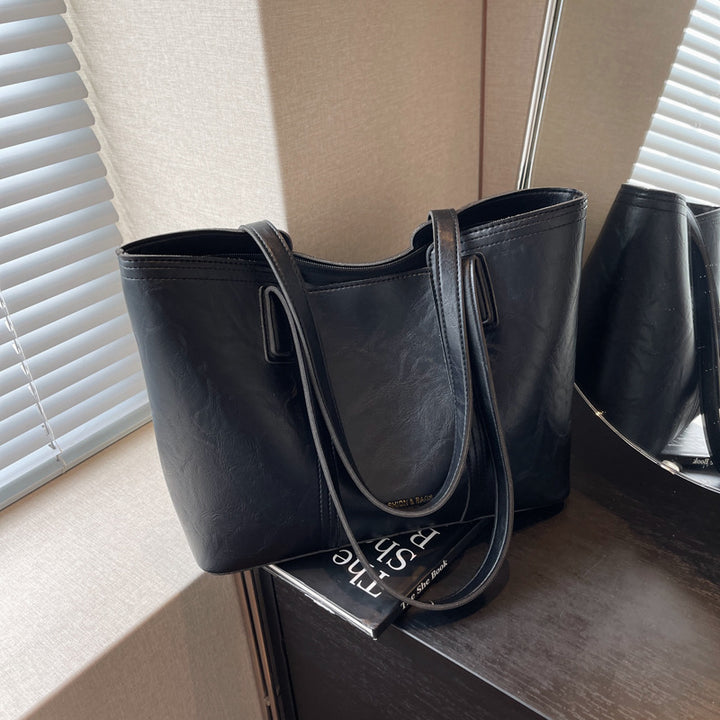 Classic Leather Tote Bag Bowlift