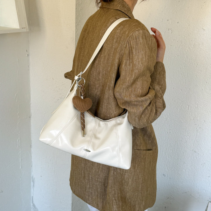 Luxurious Soft Leather Shoulder Bag Bowlift
