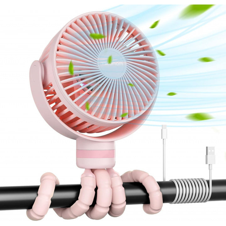 Unisex flexible USB fan with rotatable head and innovative holder Bowlift