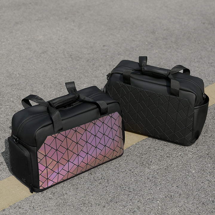 Trendy Multi-Compartment Travel Duffel Bag Bowlift