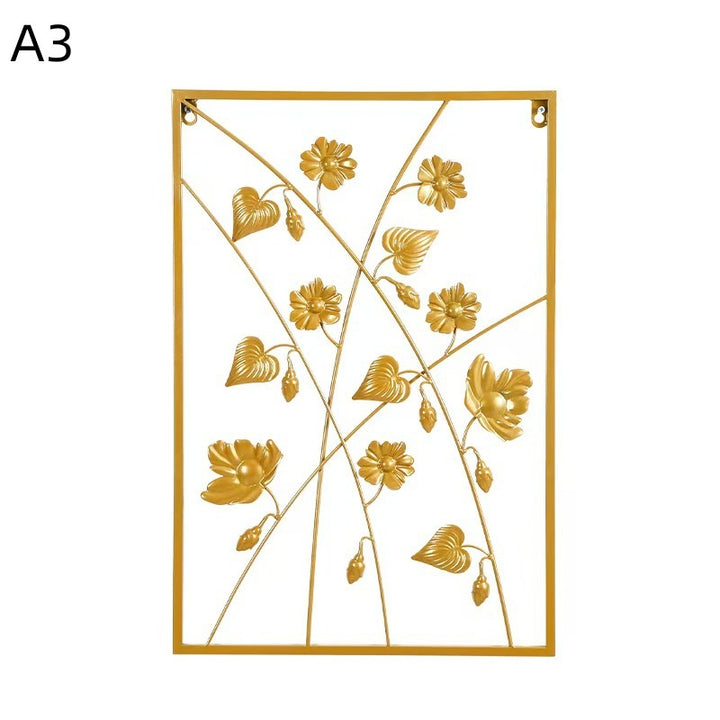 Floral Metal Wall Artwork Bowlift