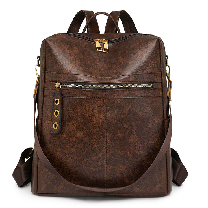 Premium Leather Multi-Functional Backpack Bowlift
