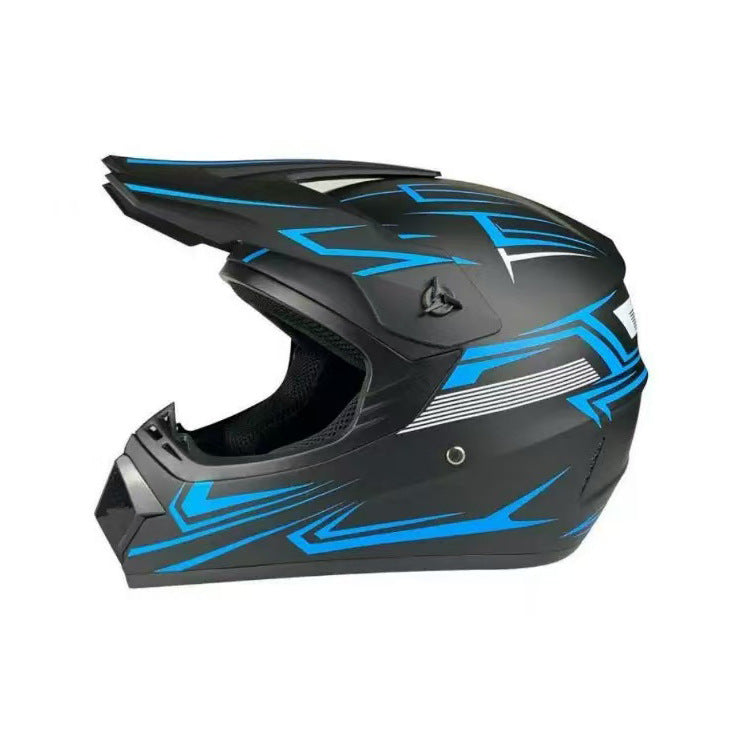 full-face motocross helmet with extended visor and reinforced chin guard Bowlift