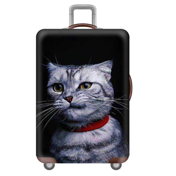 Unisex Hard Shell Luggage with Creative Astronaut Motto Bowlift
