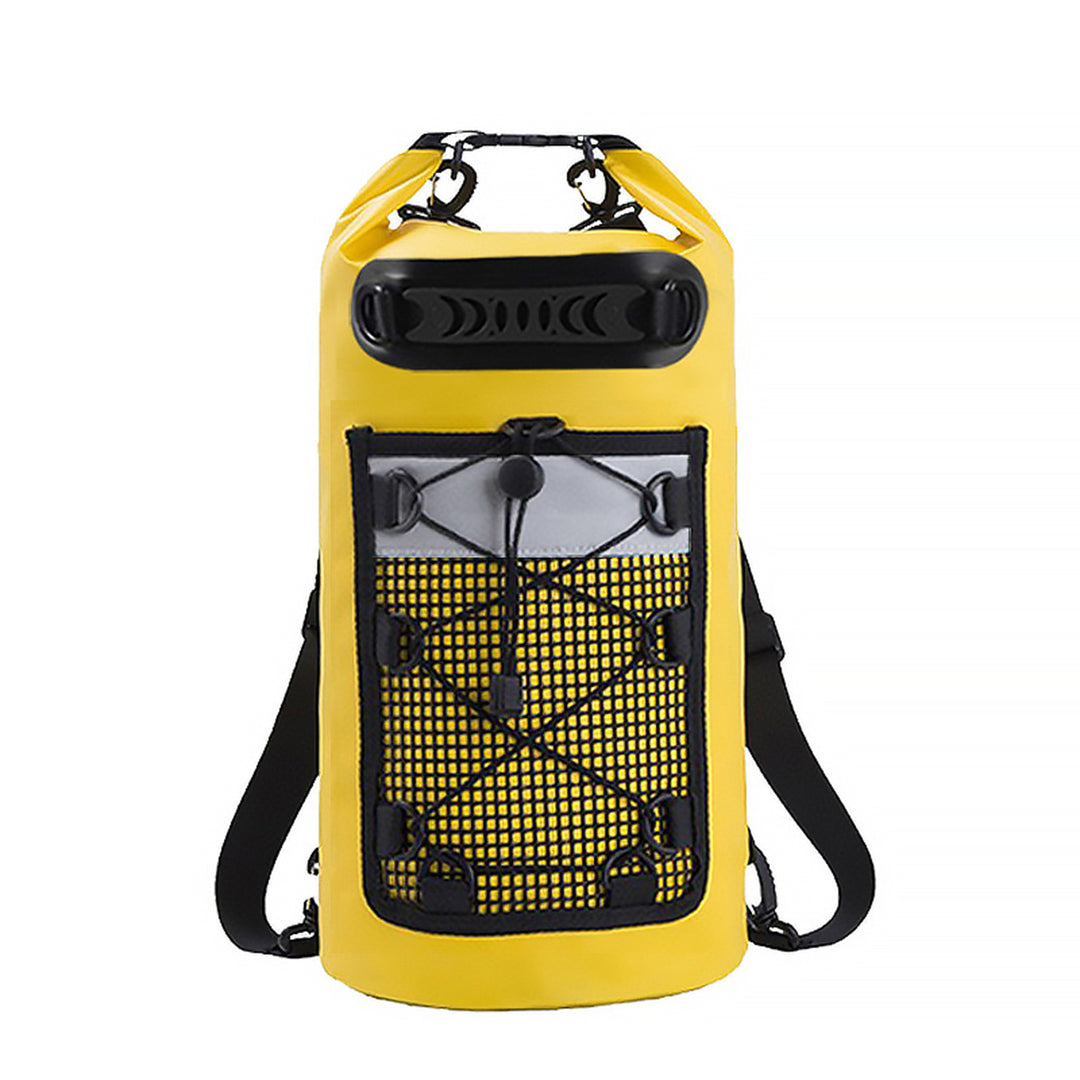 Durable Dry Bag with Mesh Pocket Bowlift