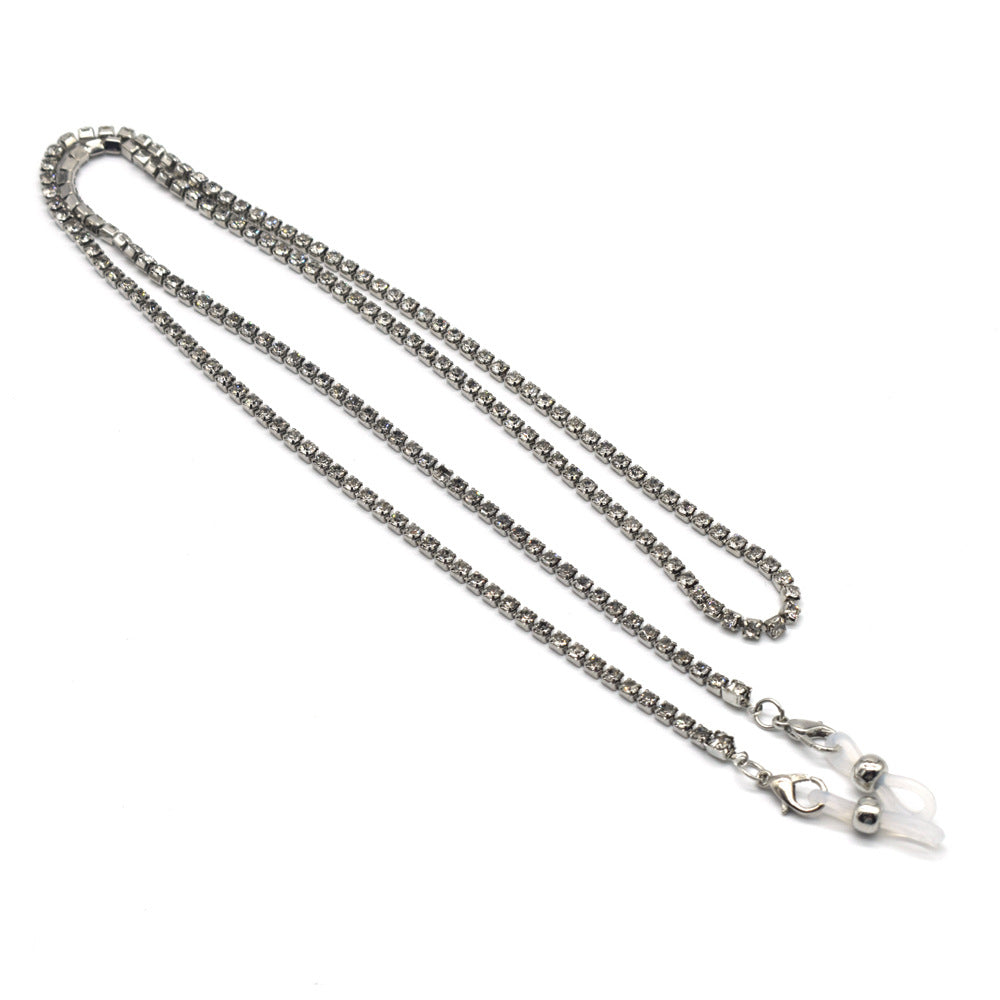 Decorative Rhinestone Eyewear Chain Bowlift