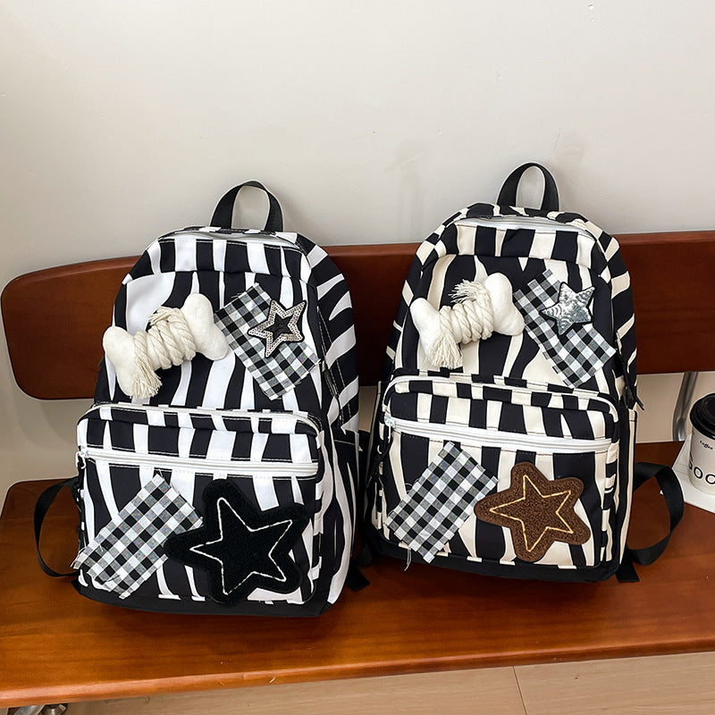 Backpack with Creative Applications and Practical Compartments Bowlift