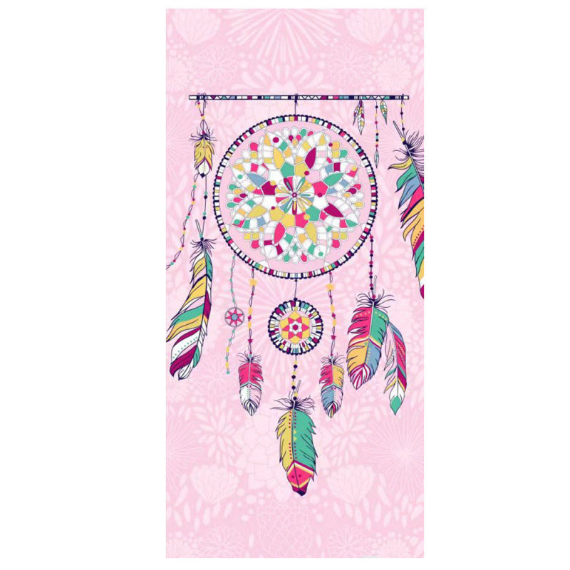 WoTropical Flamingo Beach Towel Bowlift