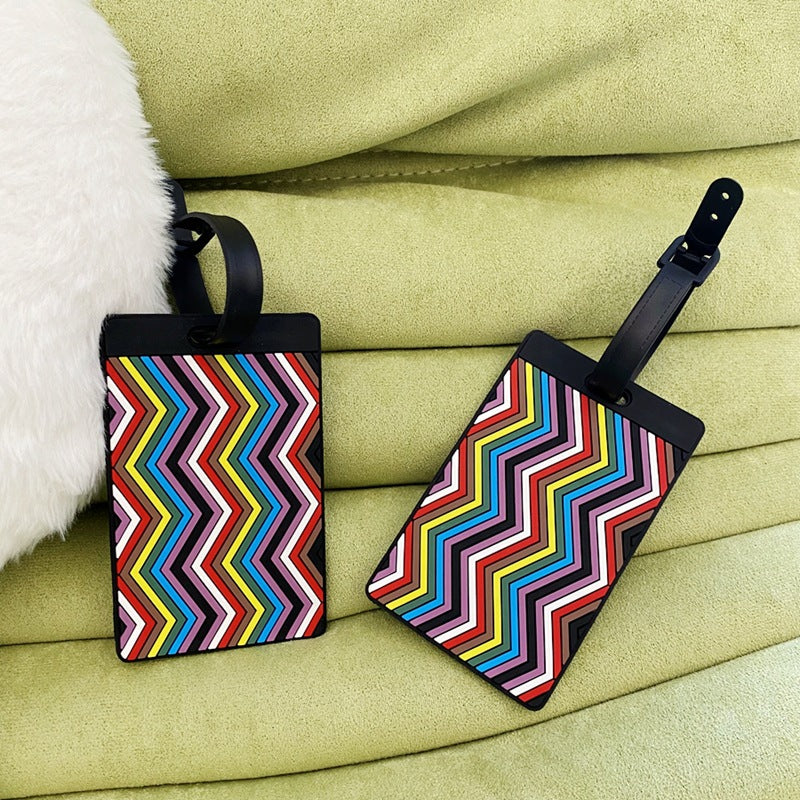 Vibrant Patterned Luggage Tag Bowlift