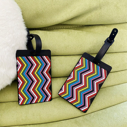 Vibrant Patterned Luggage Tag Bowlift