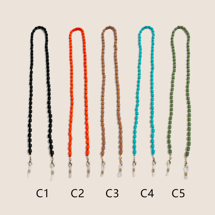 Beaded Eyewear Retainer Cable Bowlift