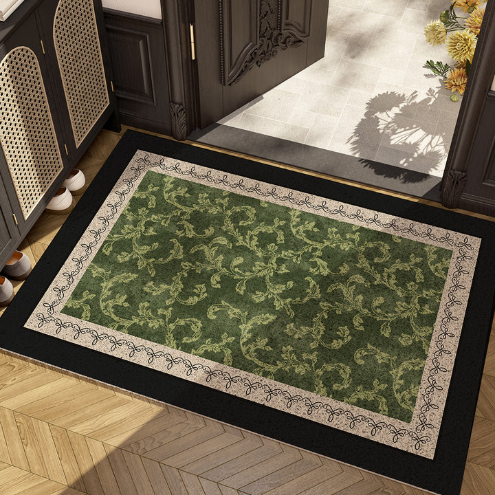 Floral Pattern Area Rug Bowlift