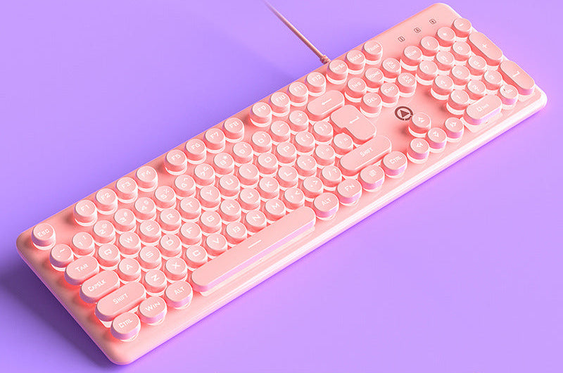 Retro Wireless Keyboard Bowlift
