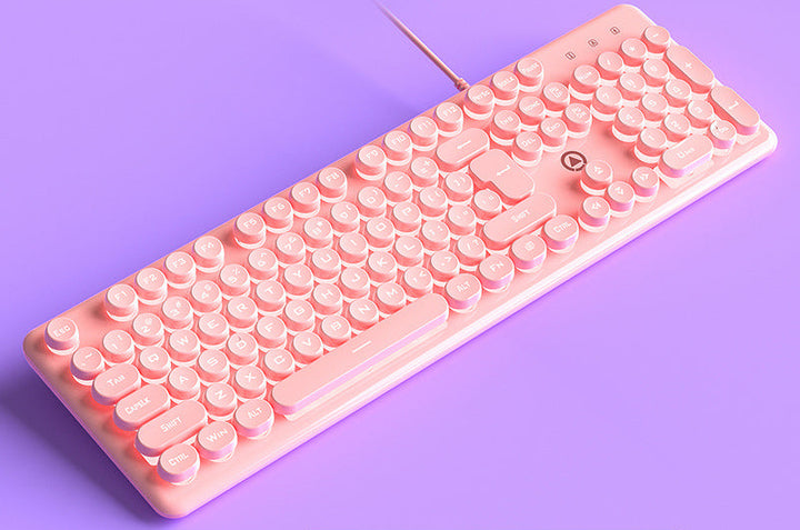 Retro Wireless Keyboard Bowlift