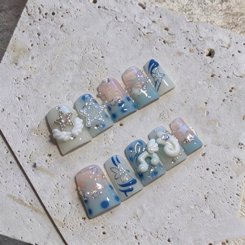 Decorative Themed Press-On Nail Art Set