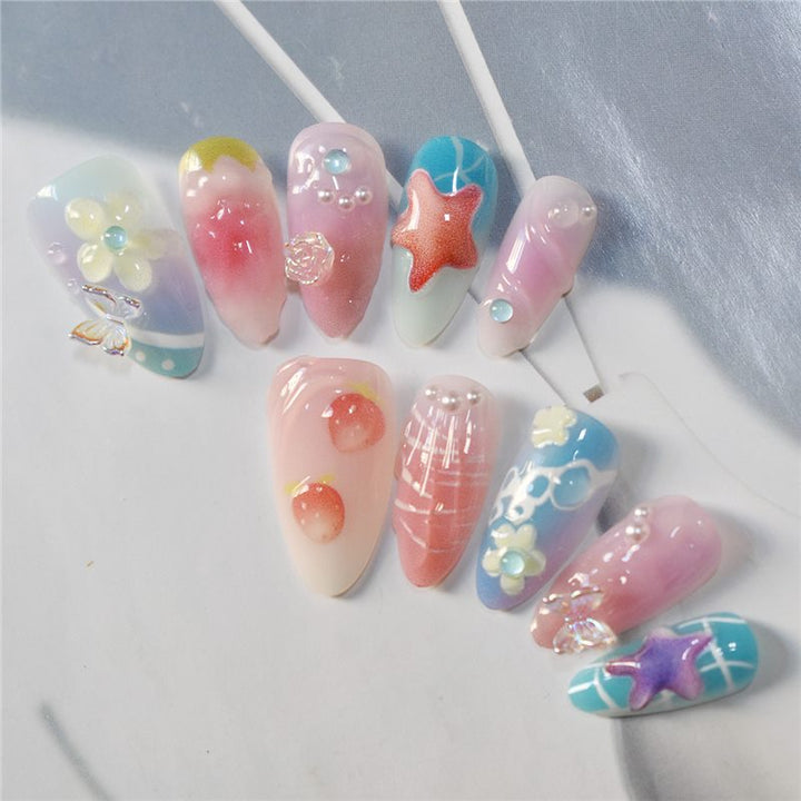 Artistic 3D Gel Nail Art Design Set Bowlift
