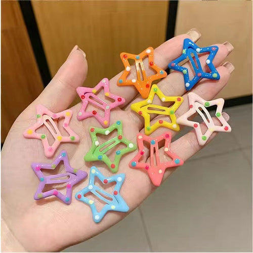 Playful Star-Shaped Hair Clips Bowlift