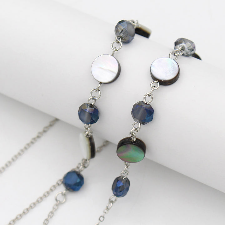 Chic Beaded Eyewear Chain Bowlift