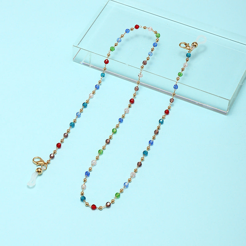 Decorative Eyewear with Elegant Chain Bowlift
