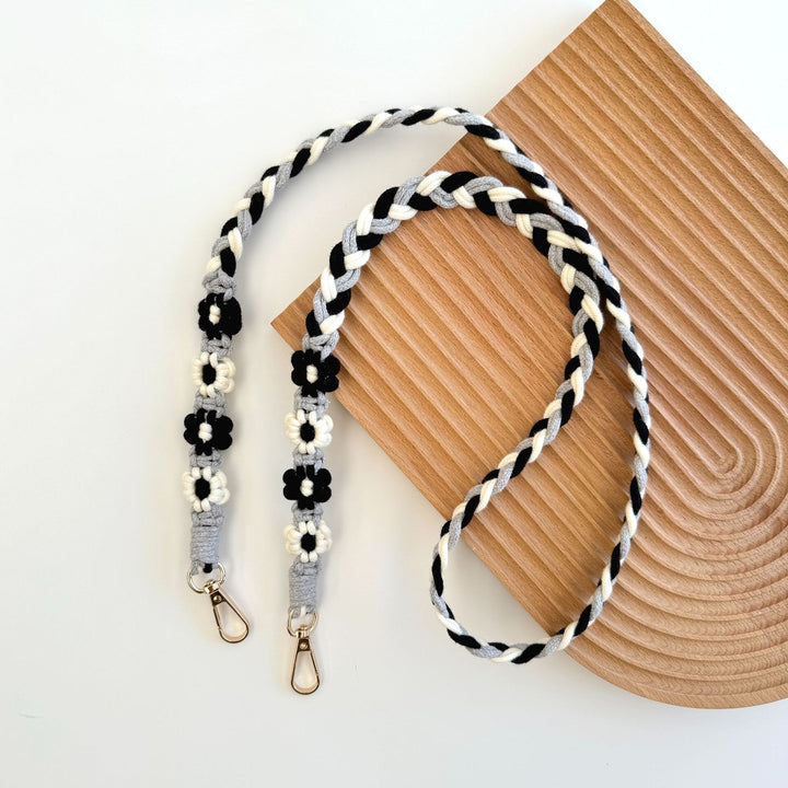 Handmade Macrame Floral Dog Leash Bowlift