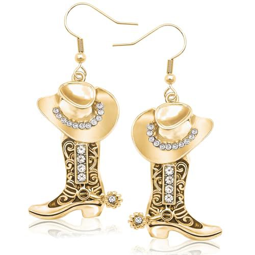 Cowboy Boot and Hat Earrings Bowlift