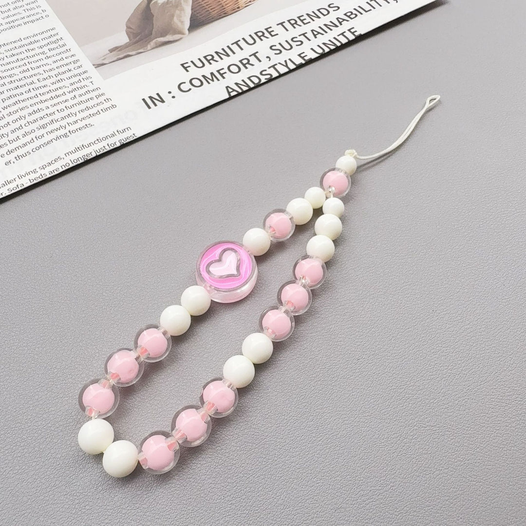 Heart-Shaped Beaded Eyewear Chain Bowlift 1790407502