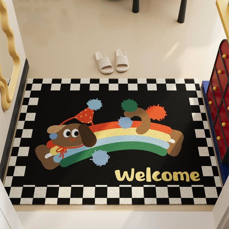 Cat-Themed Decorative Area Mat