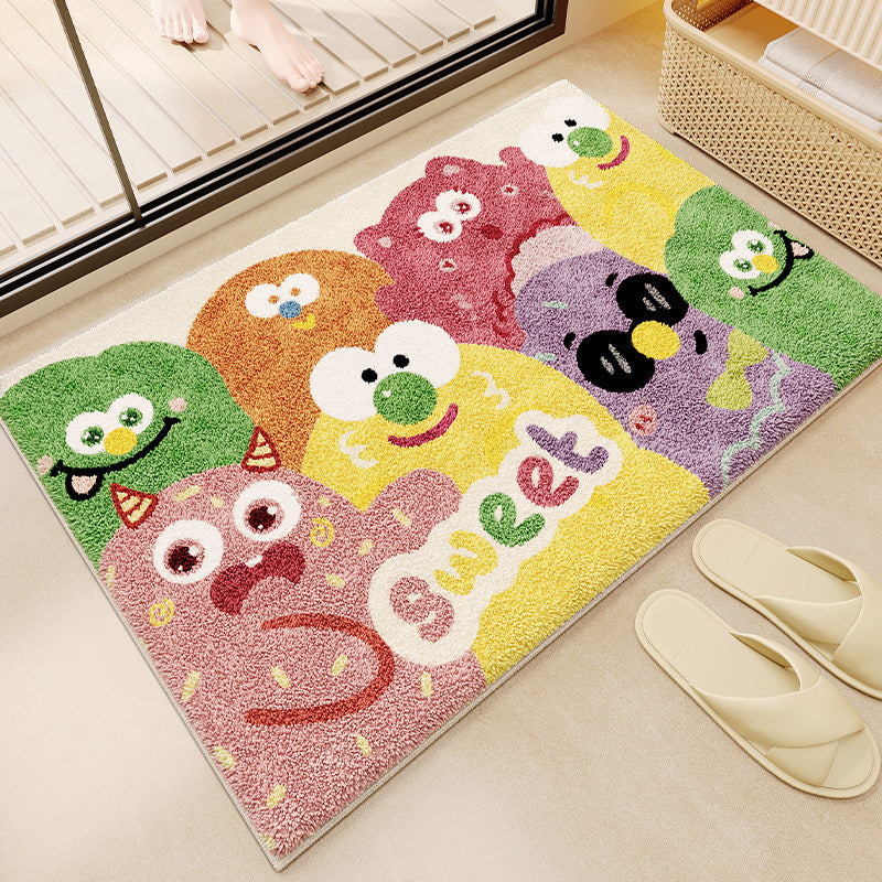 Fun Monster-Themed Bathroom Mat Bowlift