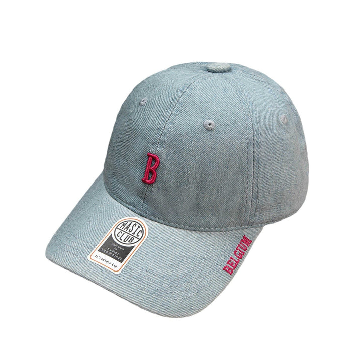 Men's Denim Embroidered Baseball Cap Bowlift