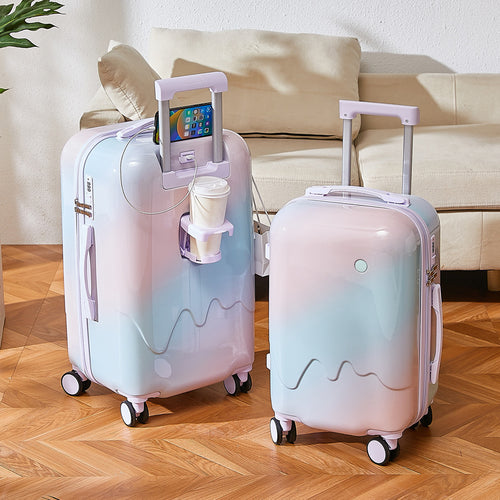 WoStylish Functional Travel Luggage Bowlift