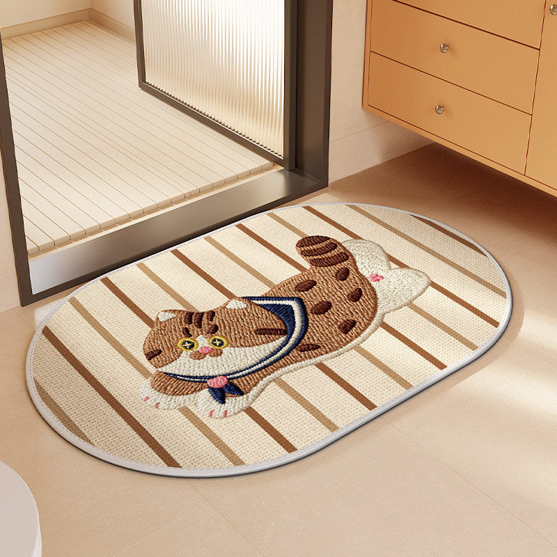 Decorative Bathroom Mat Bowlift