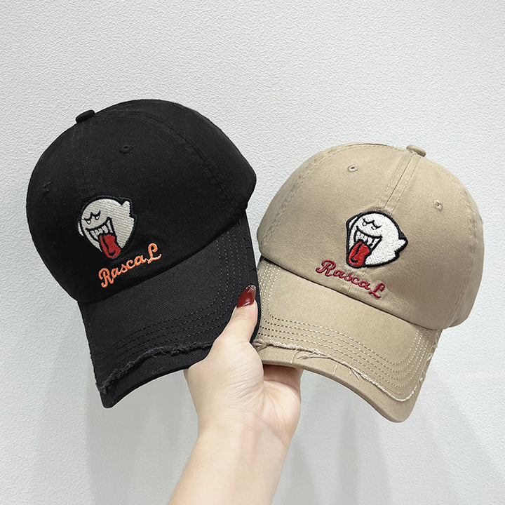 Unisex Embroidered Fun Character Cap Bowlift