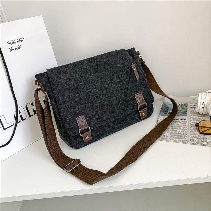 Multifunctional Messenger Bag with Adjustable Shoulder Strap Bowlift