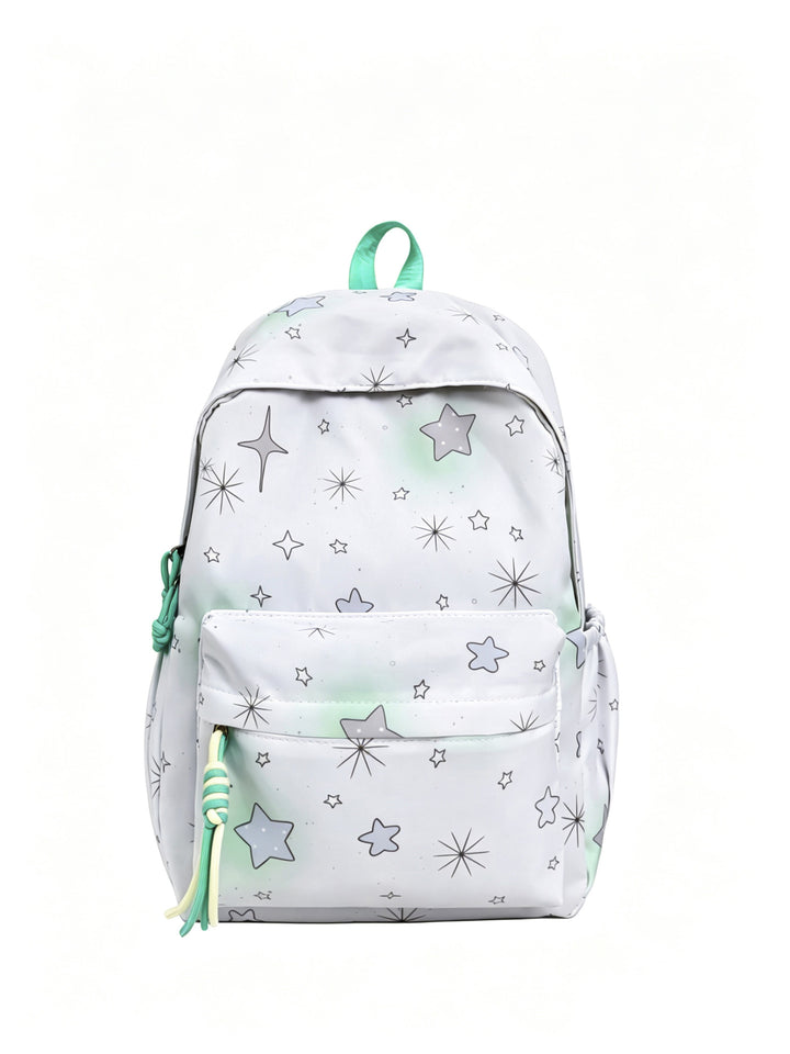 Star-Patterned School Backpack Bowlift