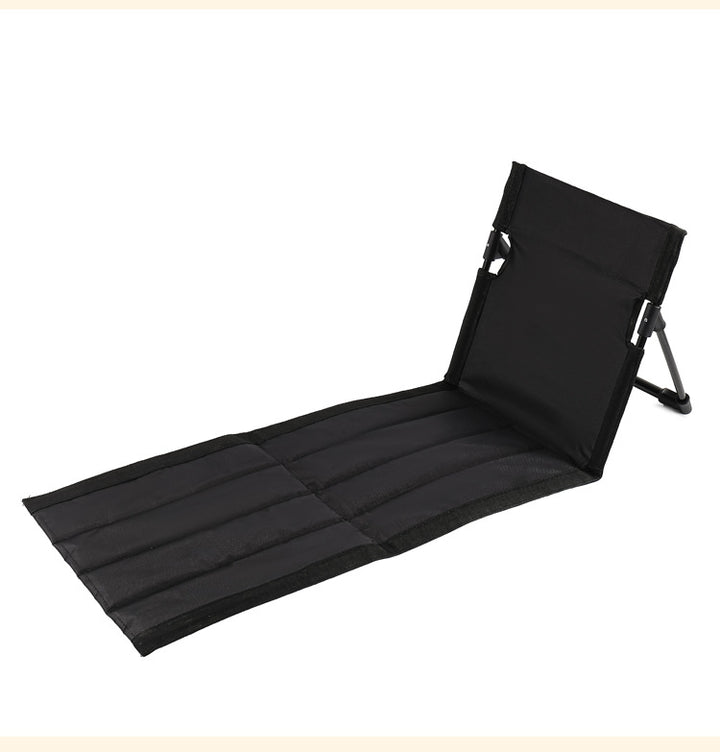Folding Camping Bed with Ergonomic Backrest Bowlift