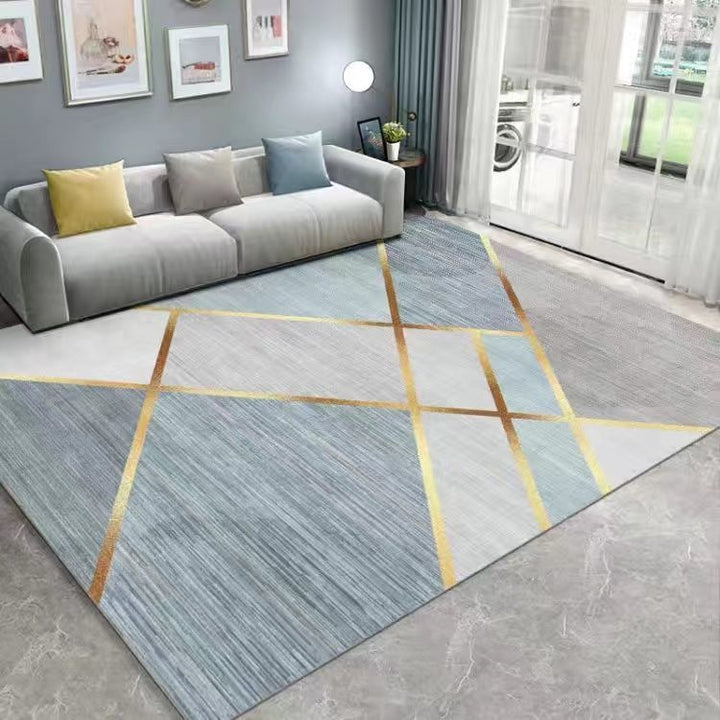 Modern Minimalist Geometric Area Rug Bowlift