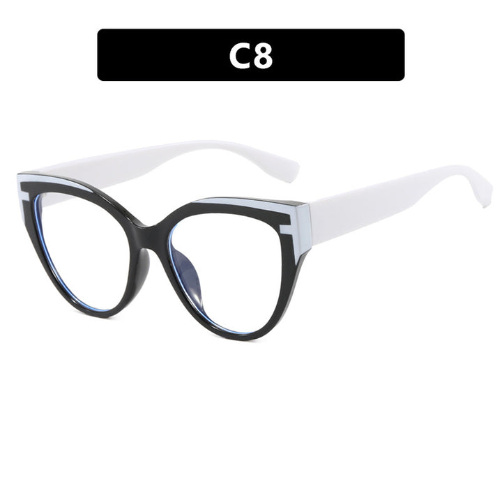 Ladies Cat-Eye Sunglasses with Extravagant Frame and UV Protection Bowlift
