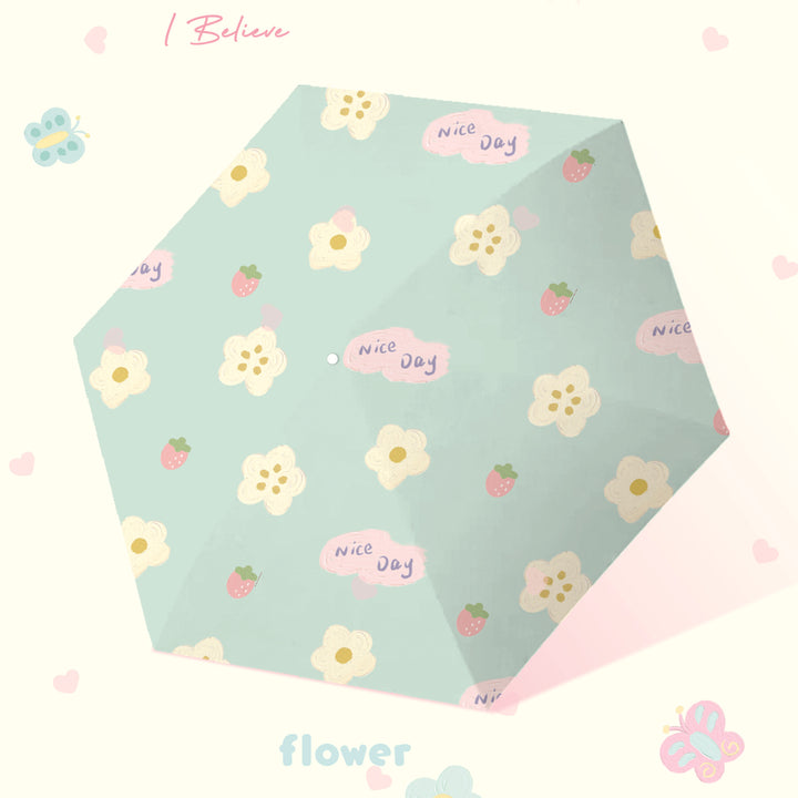 Women's compact and innovative umbrella with safety mechanism Bowlift