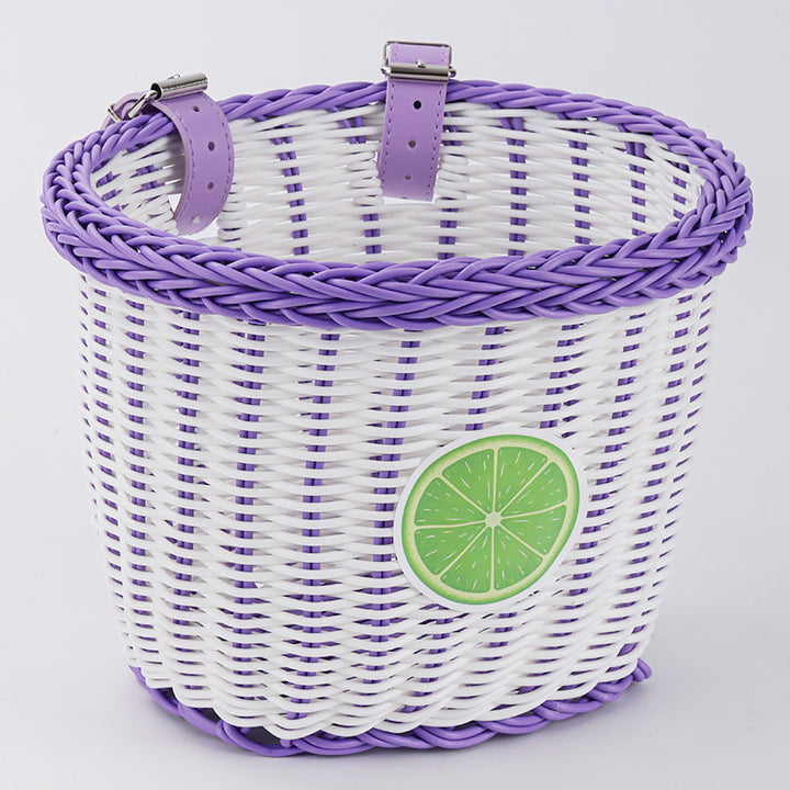 Woven Bicycle Storage Basket Bowlift