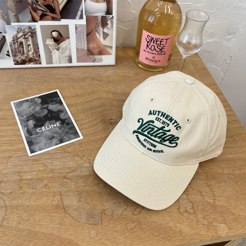 Men's Vintage-Inspired Cotton Baseball Cap Bowlift