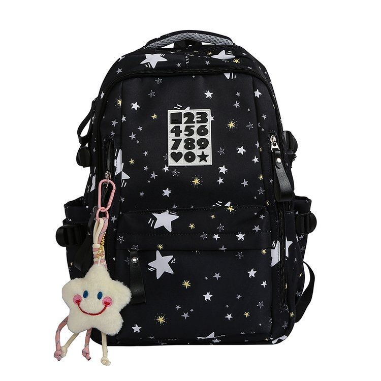 Playful backpack with star motifs and practical functions Bowlift