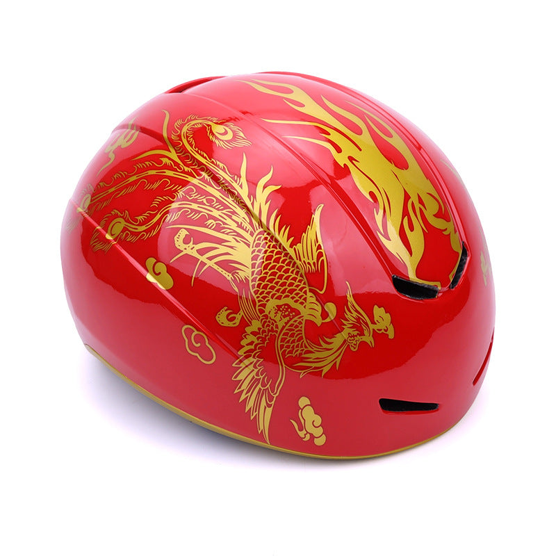 Decorative Fantasy Design Cycling Helmet Bowlift